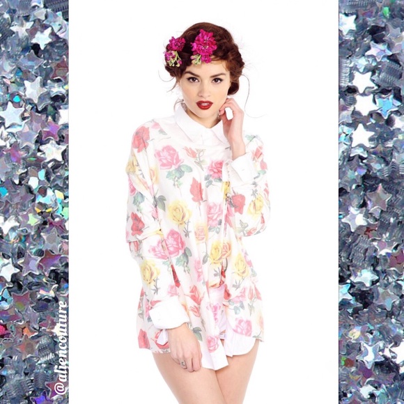 Wildfox Bright Roses Effortless Thermal - Picture 6 of 8
